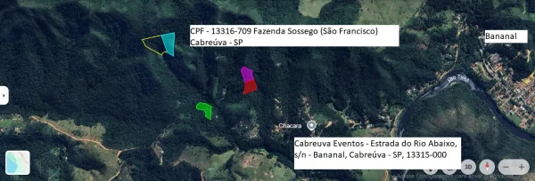 Vendo 5 lotes  Fazenda Sossego totalizando 49.600m2 Cabreuva SP Cep 13316-709