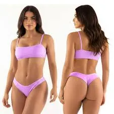 sao Kit 3 Conjuntos Feminino Kyron Underwear Top e Calcinha Com Tecido Premium