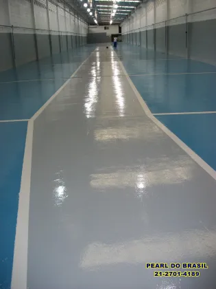 Pintura De Pisos Em Epóxi De Garagens Galpões Quadras