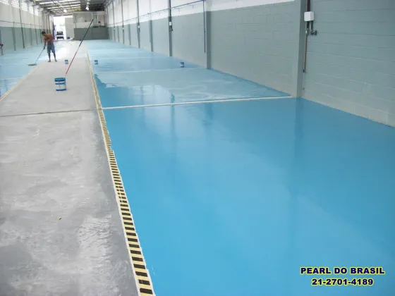 Pintura De Pisos Em Epóxi De Garagens Galpões Quadras