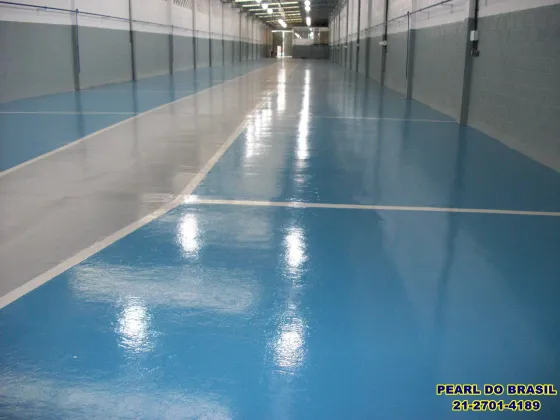 Pintura De Pisos Em Epóxi De Garagens Galpões Quadras