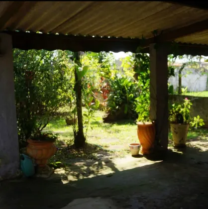 TERRENO AMPLO COM CASA MOBILIADA