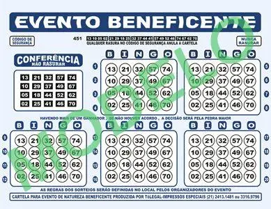 Cartelas de Bingo