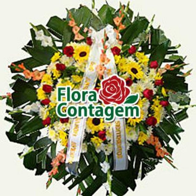 Floricultura Contagem - Coroa de Flores Nobres