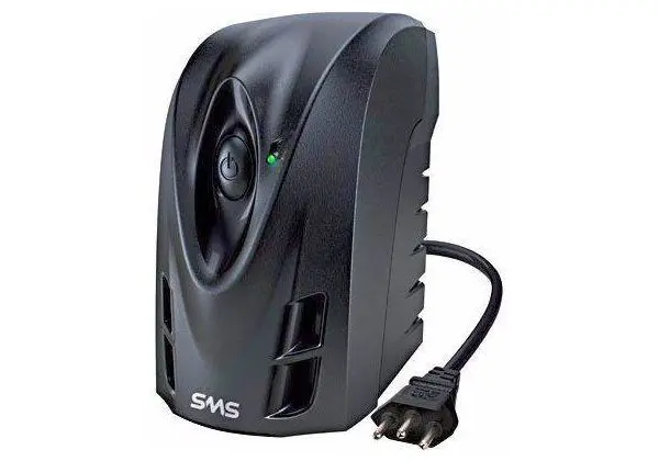 Estabilizador SMS 4 Tomadas padrão novo, 110v, 300va,