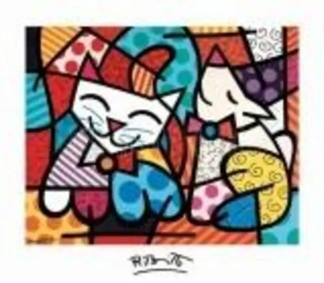 quadros com reproducoes de romero britto - menor custo da praca