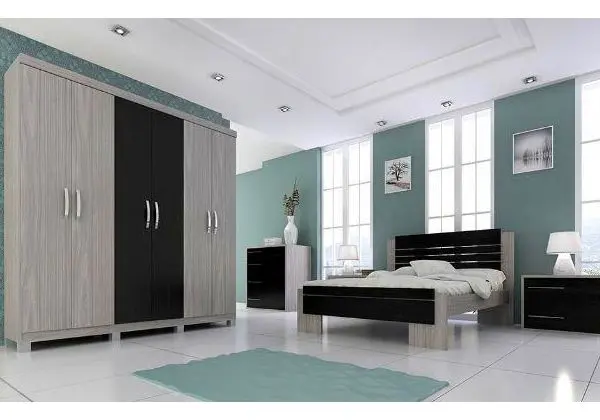 Guarda roupa 06 portas pês novo entregue sem taxa