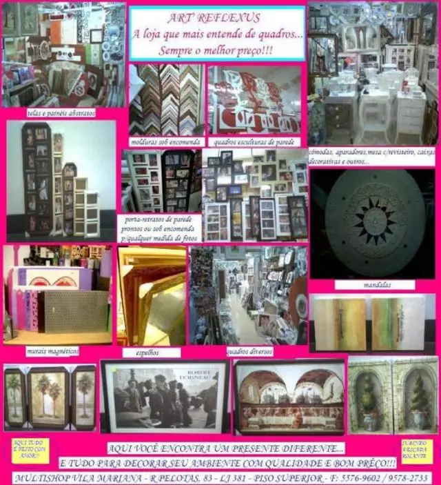 telas - quadros - espelhos - molduras - murais magneticos