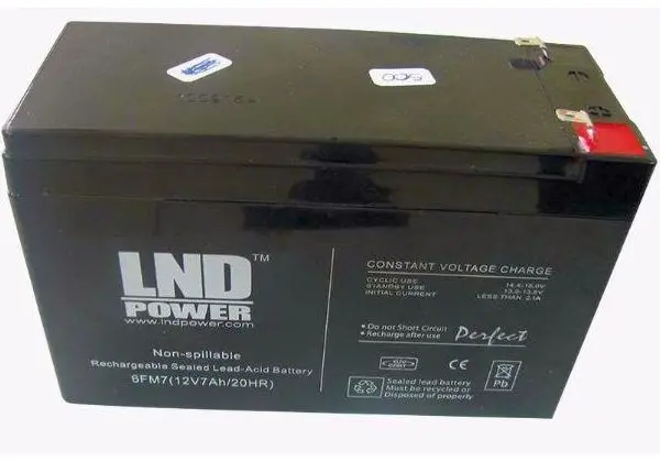Bateria 12v 7ah Selada Lnd Power