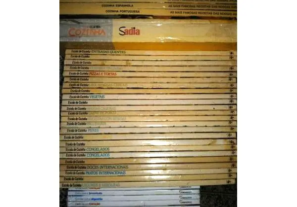 Livros de receitas Escola De Cozinha + brindes