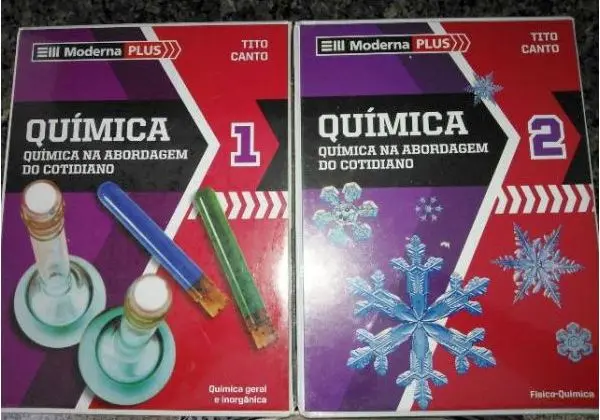 Coleção Química Na Abordagem Do Cotidiano Volumes 01, 02 Moderna Plus