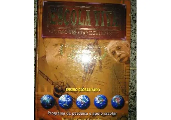 Livro Escola Viva - O Tesouro Do Estudante + brindes
