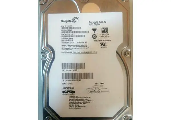 Seagate Barracuda 1 TB 7200RPM Sata 32 MB