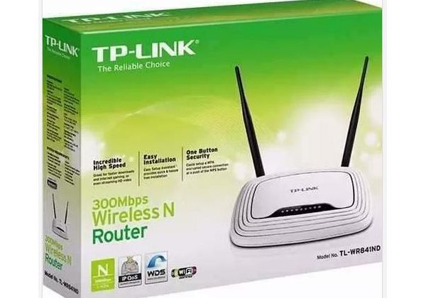 Roteador Wireless Tp-link Tl-wr841 300mbps - 2 Antenas 5 Dbi