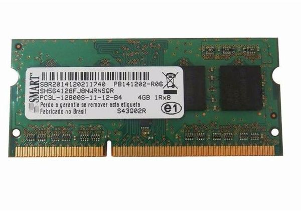 Memória DDR3L 4Gb Notebook, 12800sL. Produto seminovo, com garantia