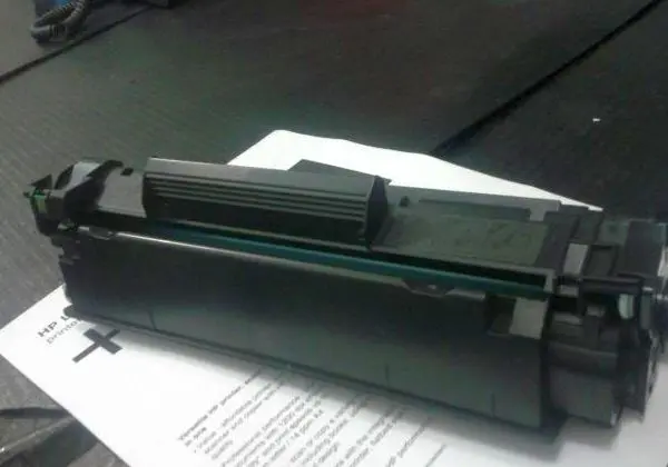 Toner HP 278 compatível vazio