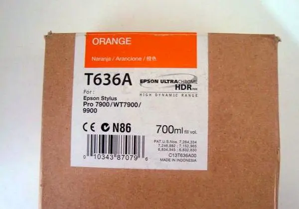 Cartucho Epson T636A Validade 2013