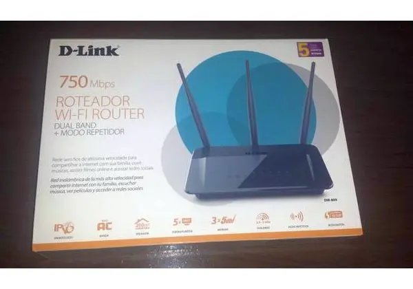 Roteador Wireless AC750 DIR-809 Dlink