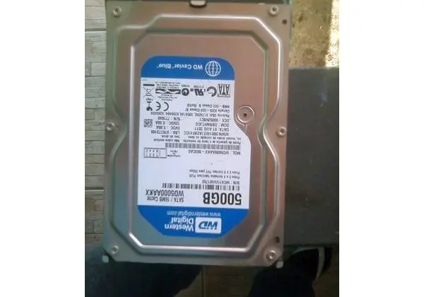 Hd de 500 gb wester