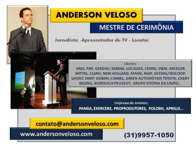 MESTRE DE CERIMÔNIA - ANDERSON VELOSO