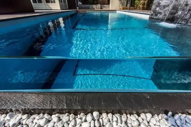 Vidros multi laminados para piscina
