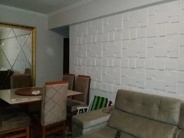 Kit revestimento 3d em pvc + cola siliconada a base de água