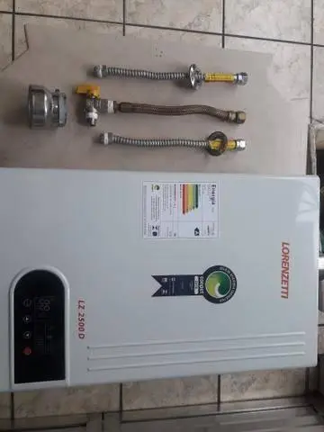 Aquecedor a gás e misturadores / NVservice.AS.MAO