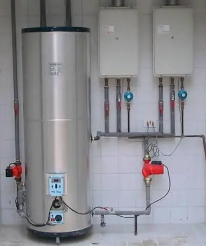 Aquecedor a gás e misturadores / NVservice.AS.MAO