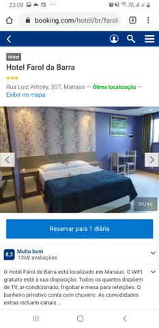 Hotel Farol da barra Manaus/????Temporada, Mensal, Quinzena ou diária