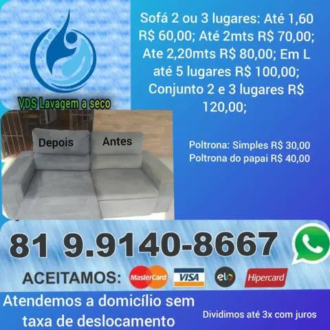 VDS lavagem a seco