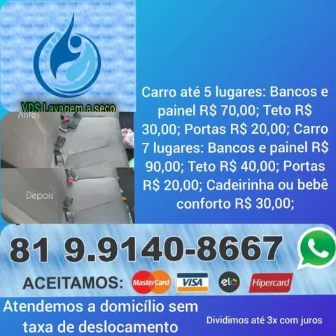 VDS lavagem a seco