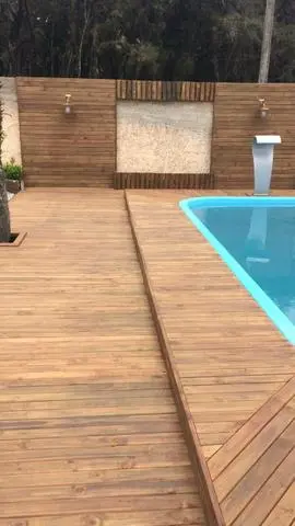 Deck de pinus tratado (autoclavado)