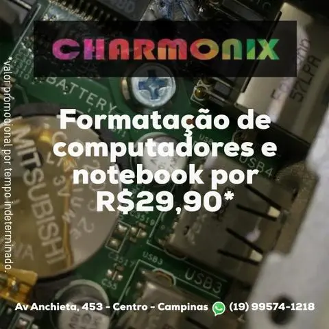 Formatação de computadores e notebooks