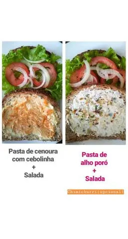Sanduíches Veganos