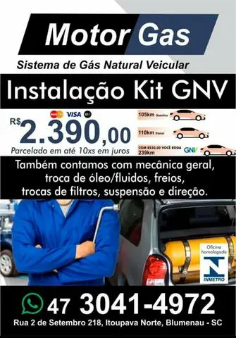 Instalação GNV