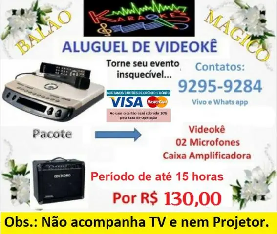Videokê / Karaokê e Brinquedos
