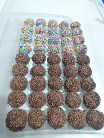Brigadeiro para festa