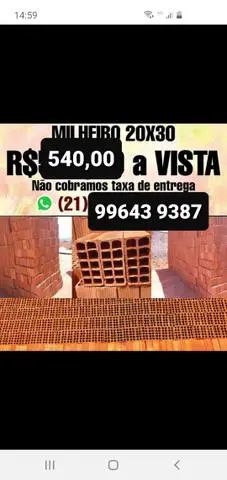 Batista Tijolos Qualidade e Agilidade por 540.00