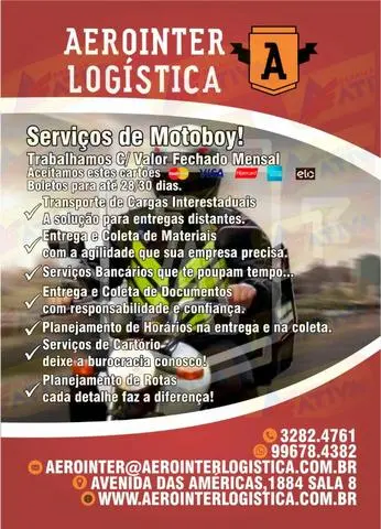 Serviços de motoboy
