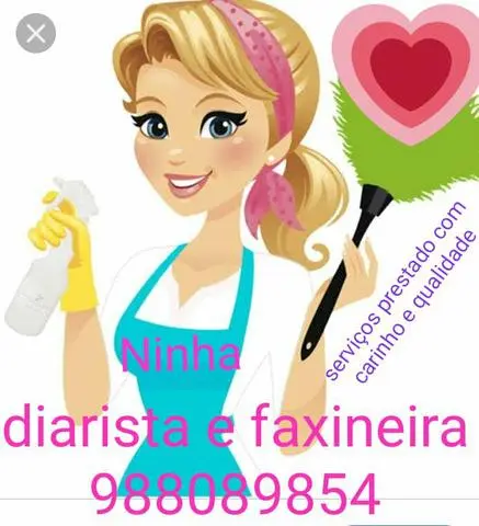 Sou ninha faço faxina