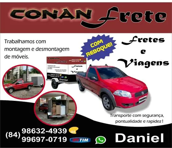 Fretes e pequenas mudanças