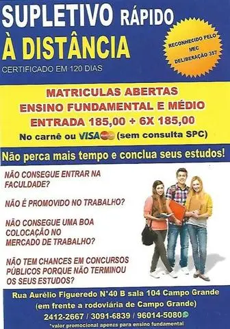 Supletivo á Distância - Campo Grande/RJ