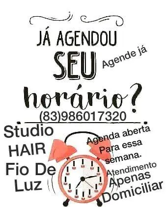 Salão Com atendimento apenas Domiciliar