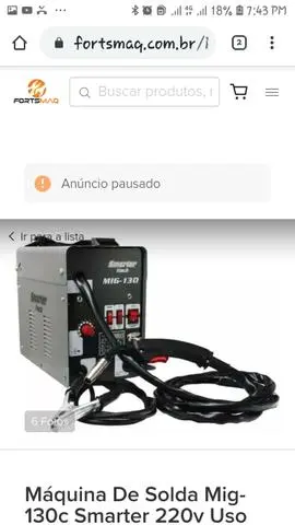 MIG sem gás