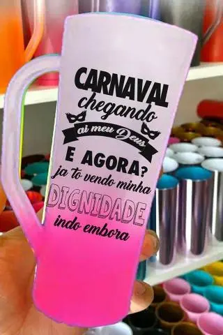 Caneca adesivada slim