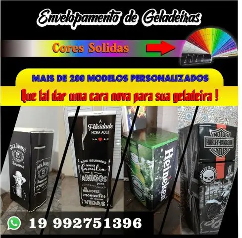 Decoração de moveis e eletrodomesticos
