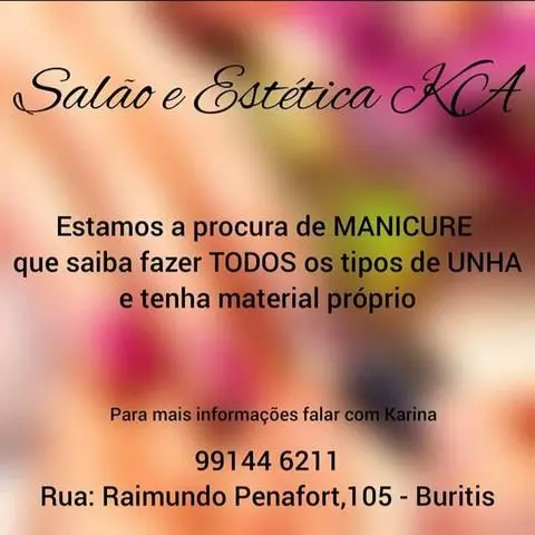 Procura-se manicure