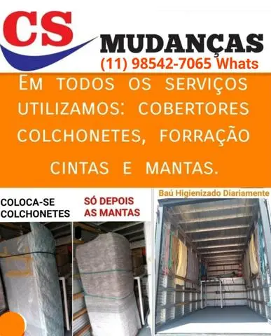 Quinta e Sexta Livre. Mudanças e Carretos CS