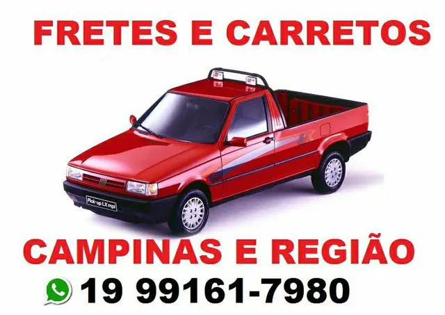 Carretos em Campinas e região