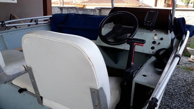 Barco ecologia motor 50hp everude 13 mil reais